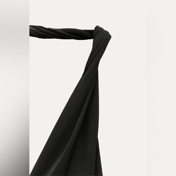 ZARA DRAPED OPEN BACK DRESS ZW COLLECTION - Picture 4 of 8